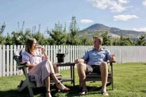 Guests at Roxy Ann Winery